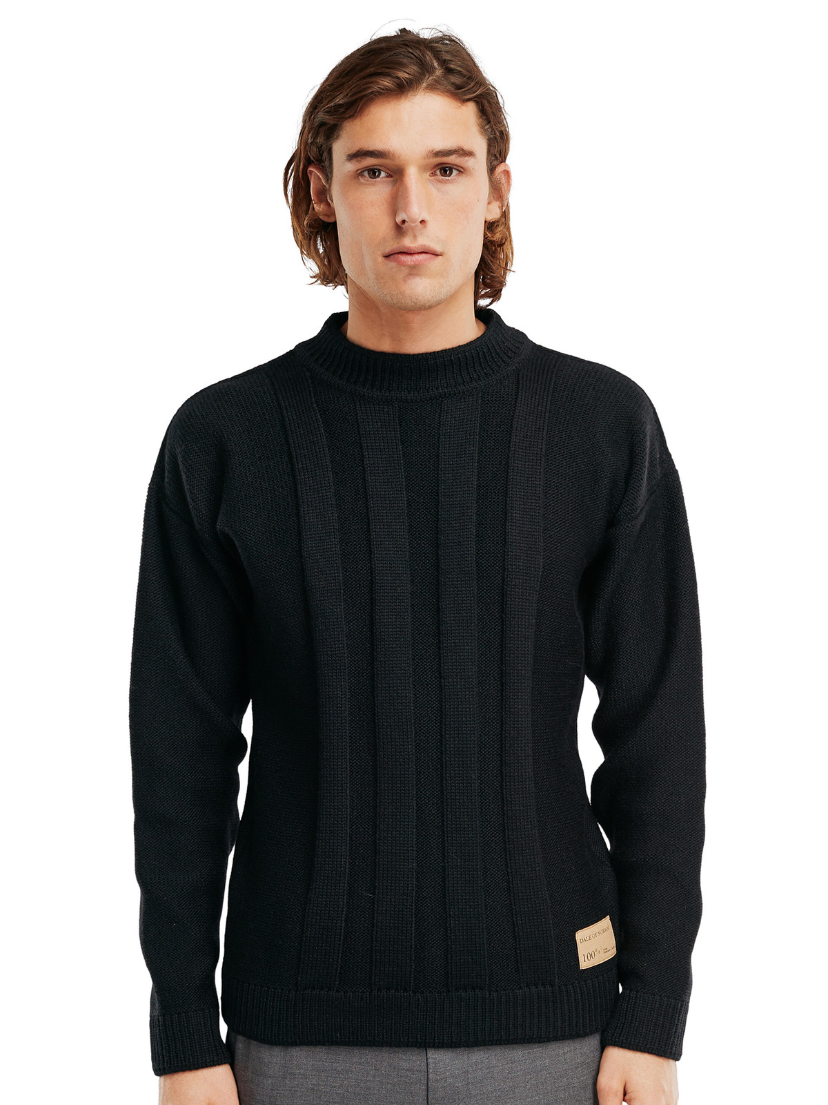 Dale of Norway Kvaloy Men's Sweater, Black, 95451-F00