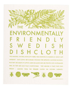 Swedish dish cloth, Environmental design