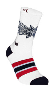 Dale of Norway OL Spirit Sock, Off White/Navy/Raspberry, 50121A_product
