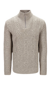 Dale of Norway - Hoven Men's 1/4 Zip Sweater: Sand, 94731-P00_product
