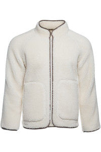 Dale of Norway Veoy Pile Fleece Men's Jacket, Off White, 55051-A00