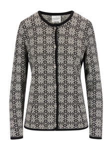 Dale of Norway - Othelie Women's Cardigan: Black/Off White, 85681-F00_product