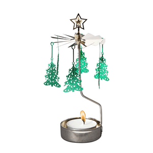 Swedish Votive Spinner - Christmas Trees, Green (90-AN110GT)Product Swedish Votive Spinner - Christmas Trees, Green (90-AN110GT)Product