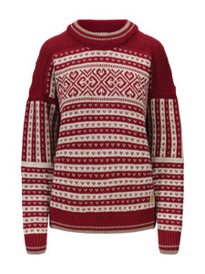 Dale of Norway - Ramberg Women's Crewneck Sweater: Red Rose/Mountainstone/Sand Mel., 96141-B00_Product
Photo Credits: Dale of Norway