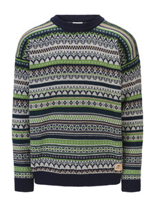 Dale of Norway - Utsira Men's Crewneck Sweater: Marine/Pine Green/Light Charcoal, 95971-C01_product
Photo Credits: Dale of Norway