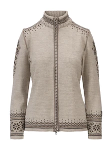 Dale of Norway - 140th Anniversary Women's Cardigan: Sand/Coffee/Mountainstone, 83481-P00_Product
Photo Credits: Dale of Norway
A medium-weight mid-layer with a full-length 2-way zipper. Intricate details and hidden design elements featured on the back, with a medium-high neck lined in skin-soft fleece.
