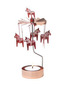 Swedish Votive Spinner - Dala Horse, Red (90-AN403R)_product