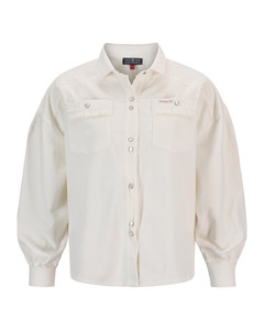 Amundsen Sports - Womens Wild Velvet Shirt: White (WSH70.1.001)_product front