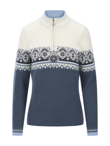 Dale of Norway - Moritz Women's 1/4 Zip Sweater: Steel/Off White/Navy, 91461-C04_product
Photo credits: Dale of Norway
