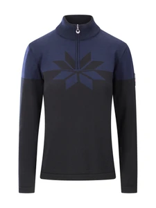Dale of Norway - Breidablikk Women's 1/4 Zip Sweater: Navy/Black, 96401-C00_product
Dale of Norway Breidablikk Women's ¼ Zip Sweater in Navy and Black made from 100% superfine merino wool featuring a slim fit, iconic Norwegian eight-petal rose pattern, and lightweight Scandinavian design for skiing, hiking, travel, and everyday wear.
Photo credits: Dale of Norway
