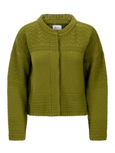 Dale of Norway - Lusa Women's Cardigan: Alum Green, 85821-N00_product
Photo credits: Dale of Norway
Norwegian wool mid layer sweater with fisherman inspired pattern and texture. Trendy slightly cropped length and loose fit.