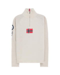 Amundsen Sports - Boiled Ski Sweater Men's Half Zip: Oatmeal (MSW32.1.600)_product front