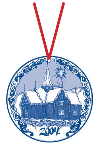 2004 Stav Church Ornament - Nore. Made by Norse Traditions and available at The Nordic Shop.