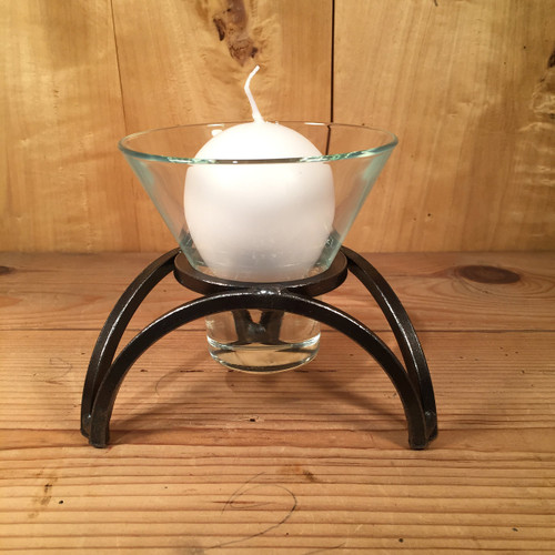 Danish Iron Sydney Arch One Cup Candle Holder