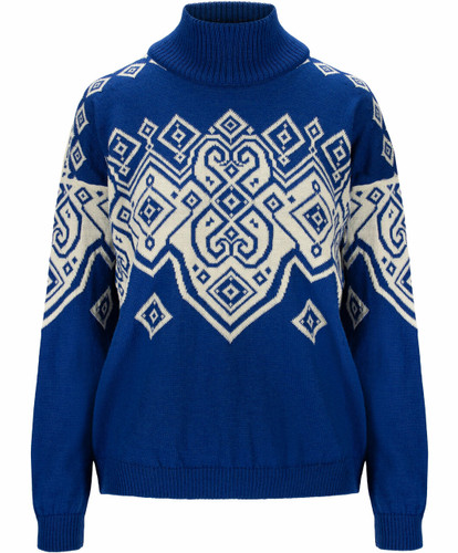 Dale of Norway Falun Heron Women's Sweater,  Ultramarine/Off White, 94921H