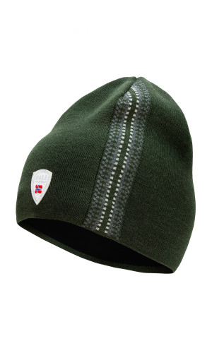 Dale of Norway Mount Olympus Hat, Dark Green/Off White/Smoke, 49041-N00