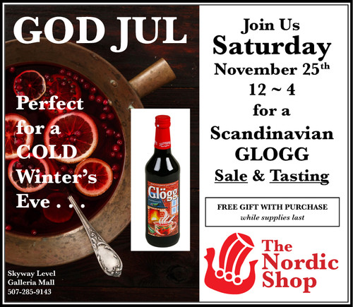 Annual Scandinavian Glogg Tasting Event, Saturday November 25th 2023