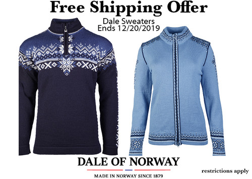 Free Dale of Norway Shipping Offer