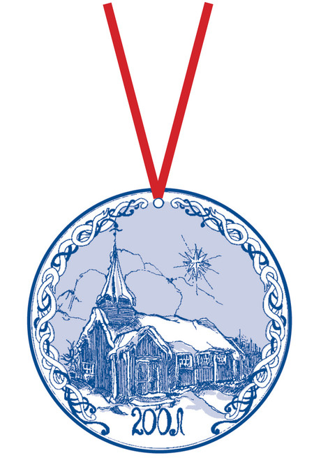 2001 Stav Church Ornament - Grip. Made by Norse Traditions and available at The Nordic Shop.