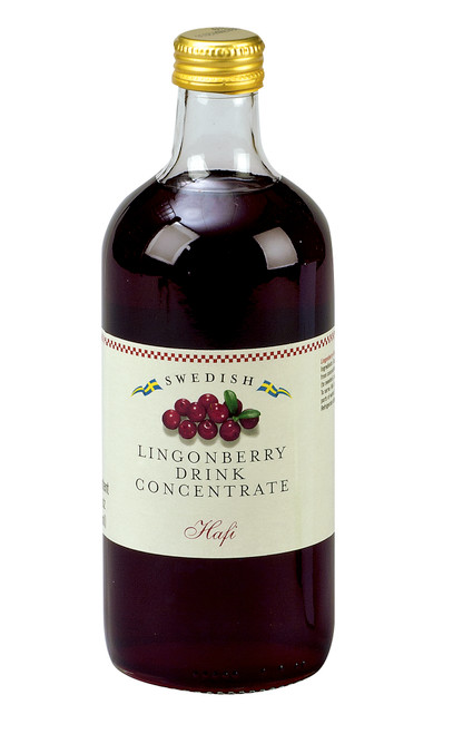 Hafi Swedish Lingonberry Concentrate, 500ml, for cooking or cocktails