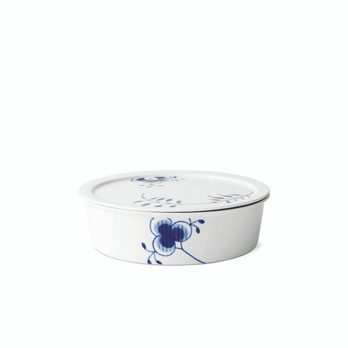 Royal Copenhagen Blue Fluted Mega - Dish with Lid, 1.5 Qt (1016884)