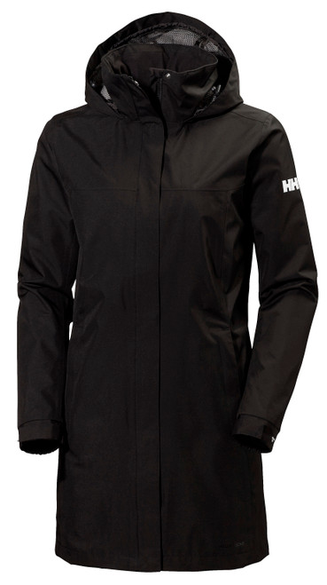 Helly Hansen Aden Long Coat, Women's - Black, 62648-990 (62648-990)