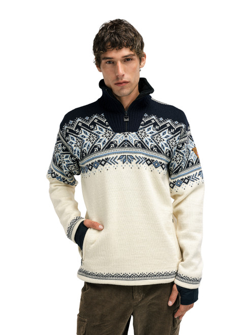 Dale of Norway - Vail Men's Windstopper Sweater: Off White