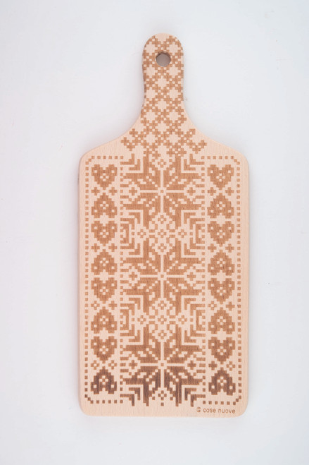Engraved Wood Cutting Board - Nordic Knit (249.202)