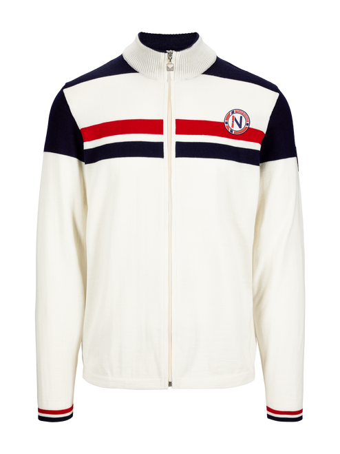Dale of Norway - Mount Stello Men's Cardigan: Off White/Marine