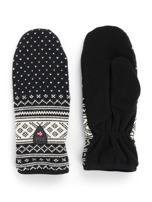Dale of Norway - Valloy Polar Mittens: Black/Off White, 25081-F01_product