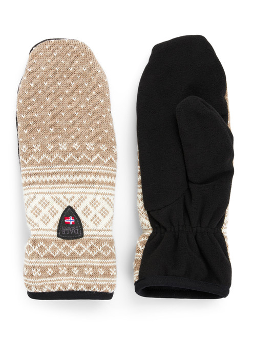 Dale of Norway - Valloy Polar Mittens: Mountainstone/Off White, 25081-P00_product