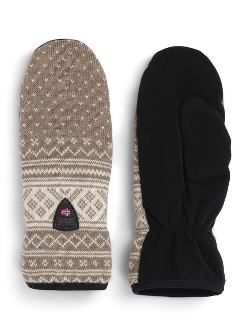 Dale of Norway - Valloy Polar Mittens: Mountainstone/Off White, 25081-P01_product