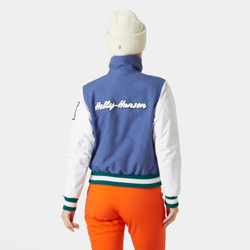 Helly Hansen - Aprés Ski Women's Varsity Jacket: Deep Fjord