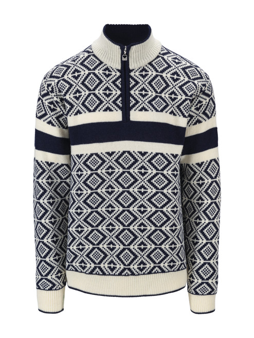 Dale of Norway - Team Norway Cortina 2026 Men's Sweater: Navy/Off White, 96251-C00_Product
Photo Credits: Dale of Norway