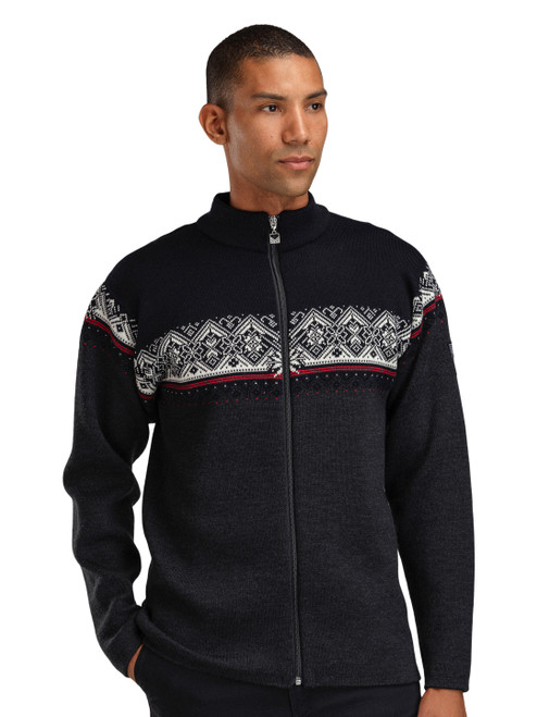 Dale of Norway - Moritz Men's Cardigan Sweater: Dark Charcoal