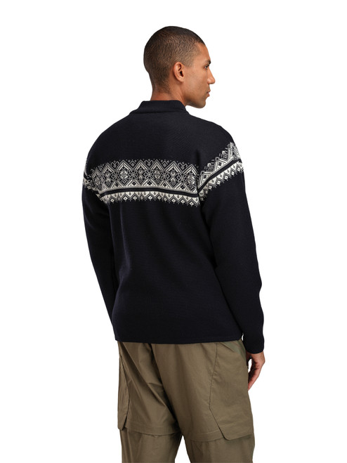 Dale of Norway - Moritz Men's Cardigan Sweater: Black/Off White