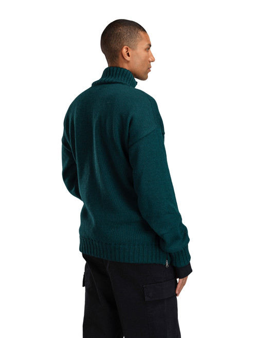 Dale of Norway - Roset Men's Windproof Sweater: Pine Green/Off
