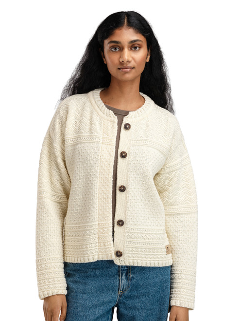 Dale of Norway - Lusa Women's Cardigan: Off White | The Nordic Shop