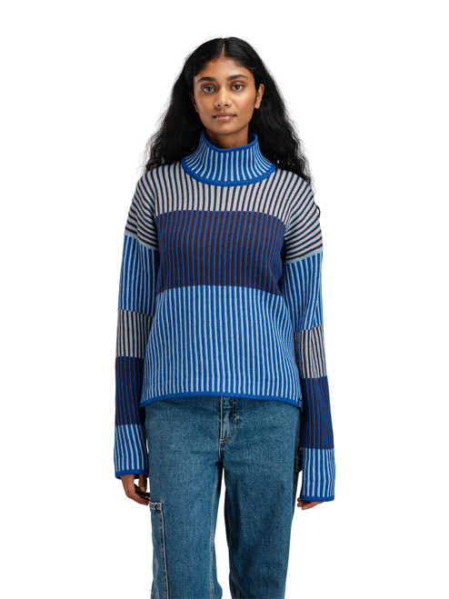 Dale of Norway Skarstind Women's Sweater, Ultramarine/Ice Blue