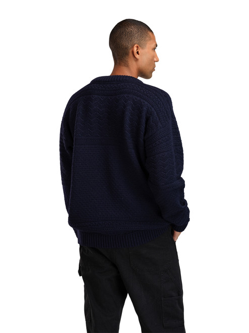 Dale of Norway - Lusa Men's Crewneck Sweater: Navy, 96191-C00