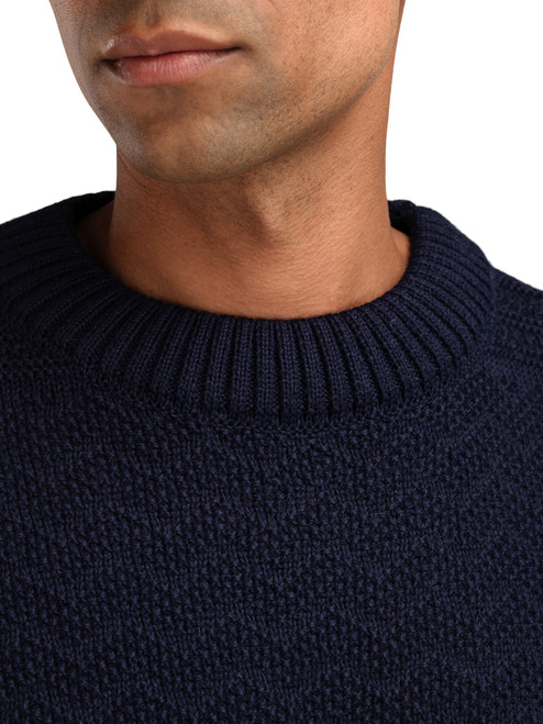 Dale of Norway - Lusa Men's Crewneck Sweater: Navy, 96191-C00