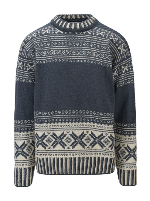 Dale of Norway - Torridal Men's Crewneck Sweater: Steel/Off White, 96171-H00_Product
Photo Credits: Dale of Norway