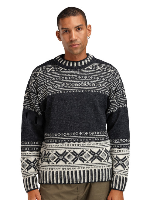 Dale of Norway - Torridal Men's Crewneck Sweater: Dark Charcoal