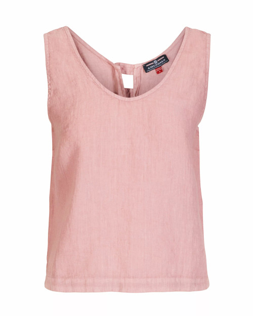 Amundsen Sports - Womens Safari Linen Top: Faded Peony Pink (WSH68.2.191)_Product front
Photo credits: Amundsen Sports