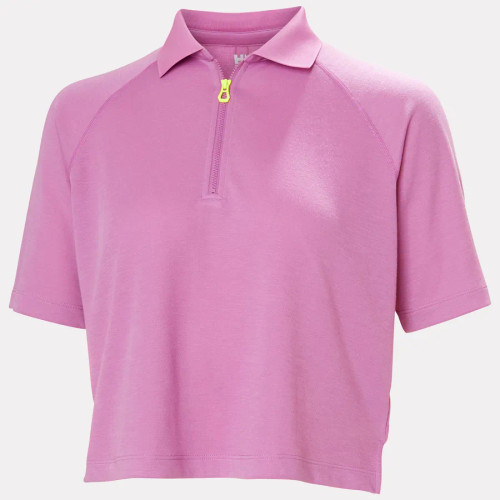 Helly Hansen - In-Shore Zip Crop Women's Polo: Meta Pink (34481-089)_product front