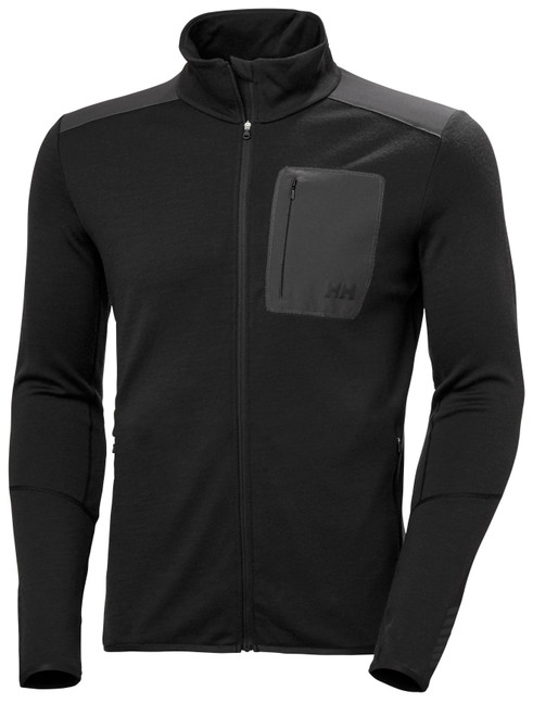 Helly Hansen - Lifa Merino Men's Midlayer Jacket: Black, 49450-990_product front
Photo credits: Helly Hansen