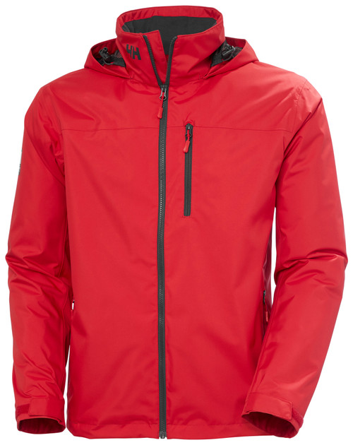 Helly Hansen - Men's Crew Hooded Midlayer Sailing Jacket 2.0: Red, 34442-162_Product front
Photo credits: Helly Hansen