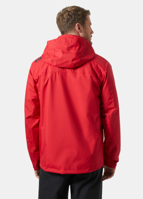 Helly Hansen - Men's Crew Hooded Midlayer Sailing Jacket 2.0: Red