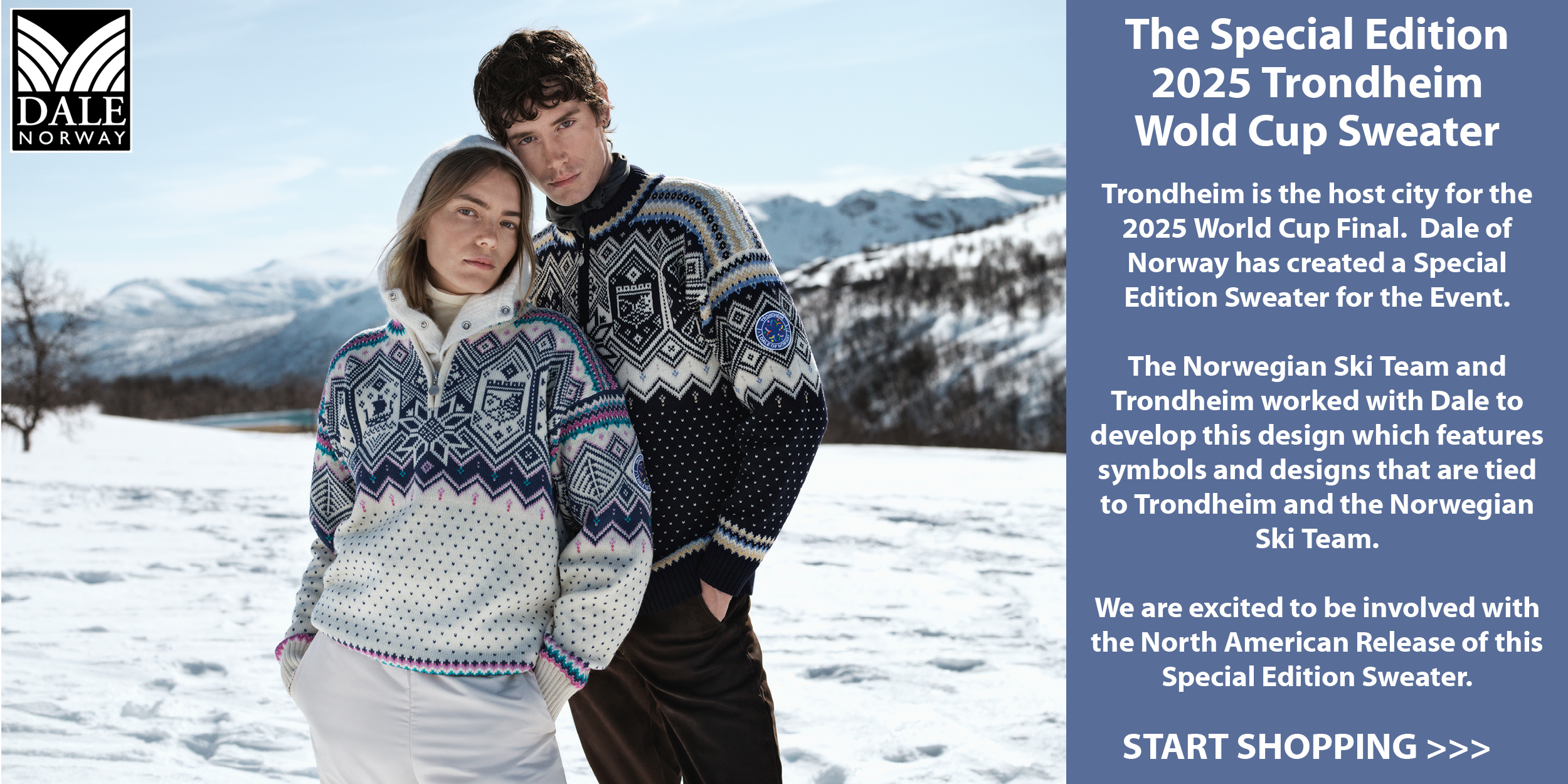 2025 Dale of Norway Trondheim World Cup Sweater