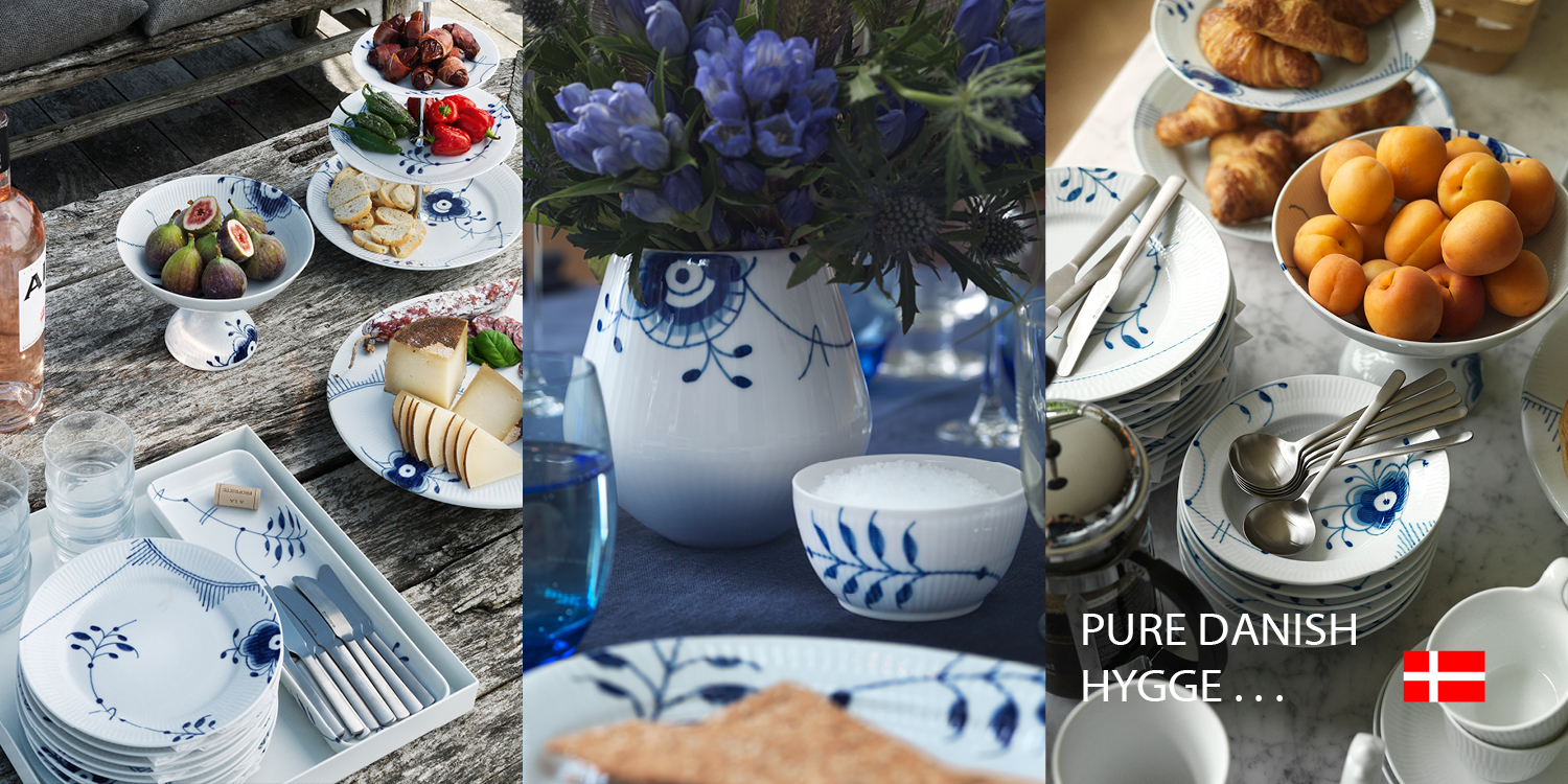 Blue Fluted Mega Dinnerware